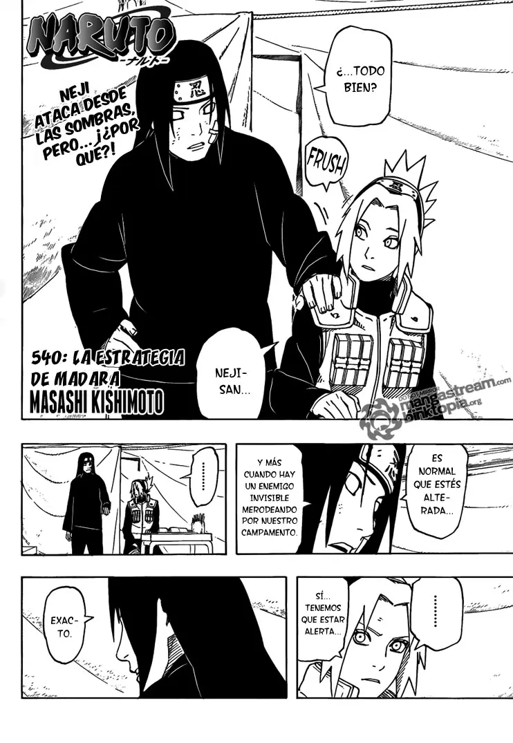 Naruto capítulo 540, página 1