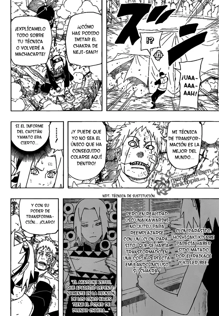 Naruto capítulo 540, página 8