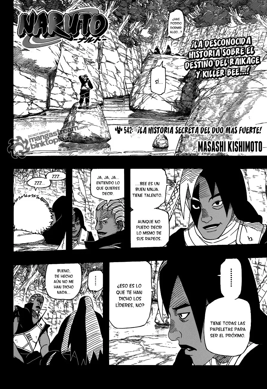 Naruto capítulo 542, página 1