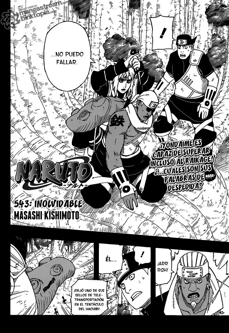 Naruto capítulo 543, página 1