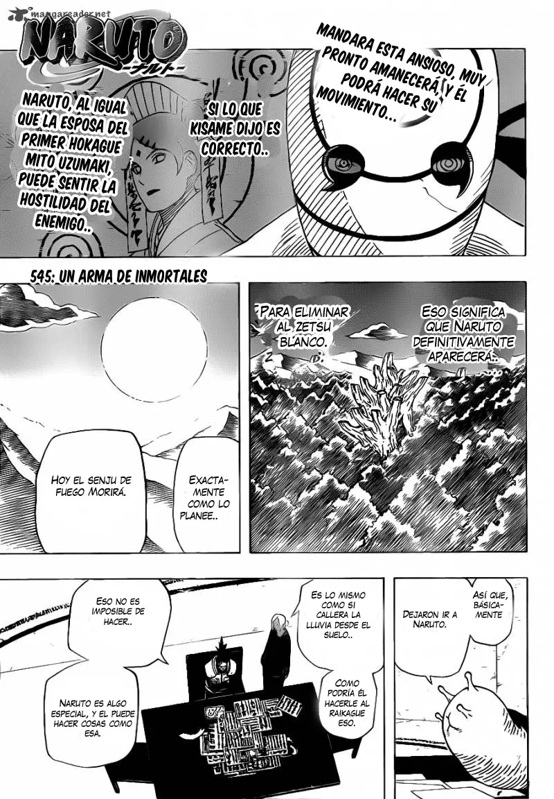 Naruto capítulo 545, página 1
