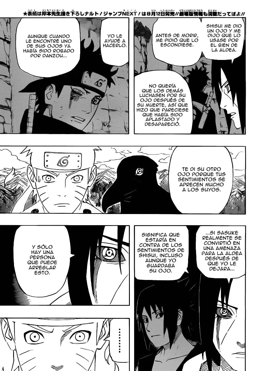 Naruto capítulo 550, página 11