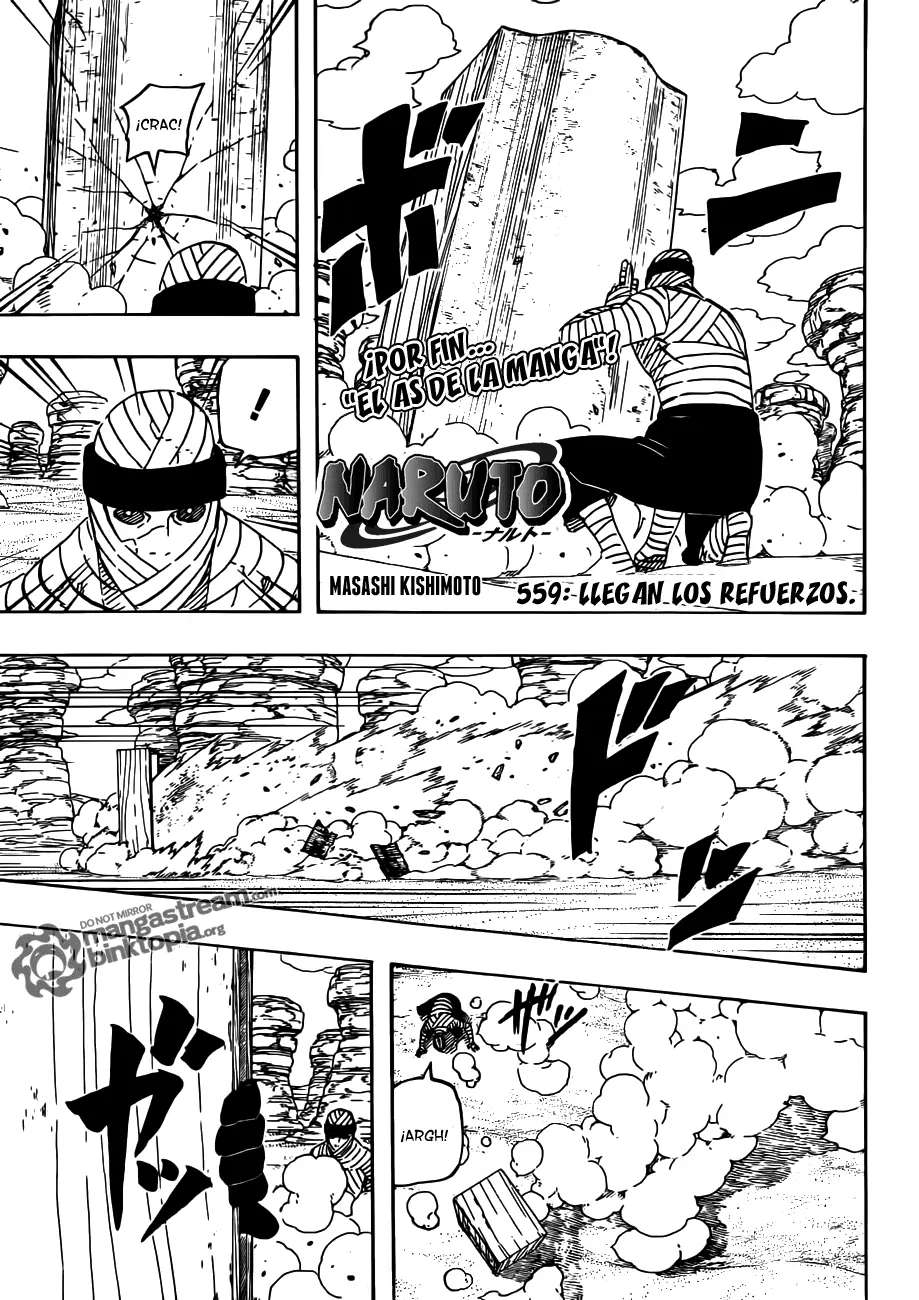 Naruto capítulo 559, página 1