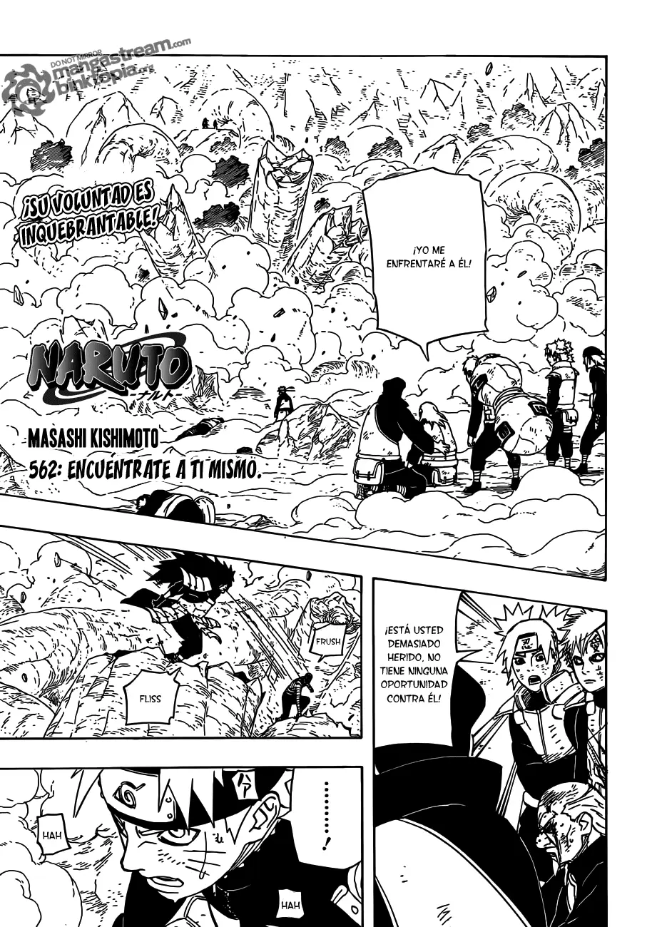 Naruto capítulo 562, página 1