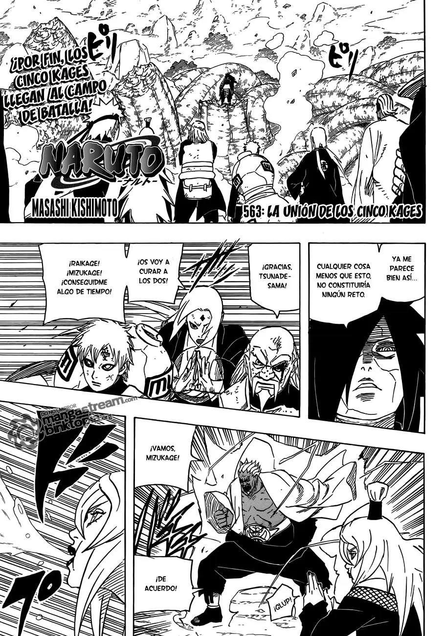 Naruto capítulo 563, página 1