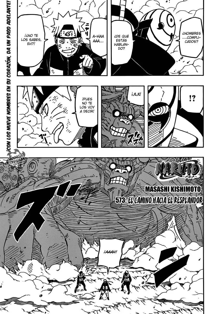 Naruto capítulo 573, página 1