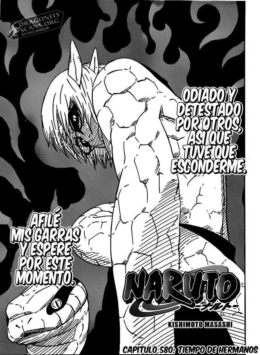 Naruto capítulo 580, página 1