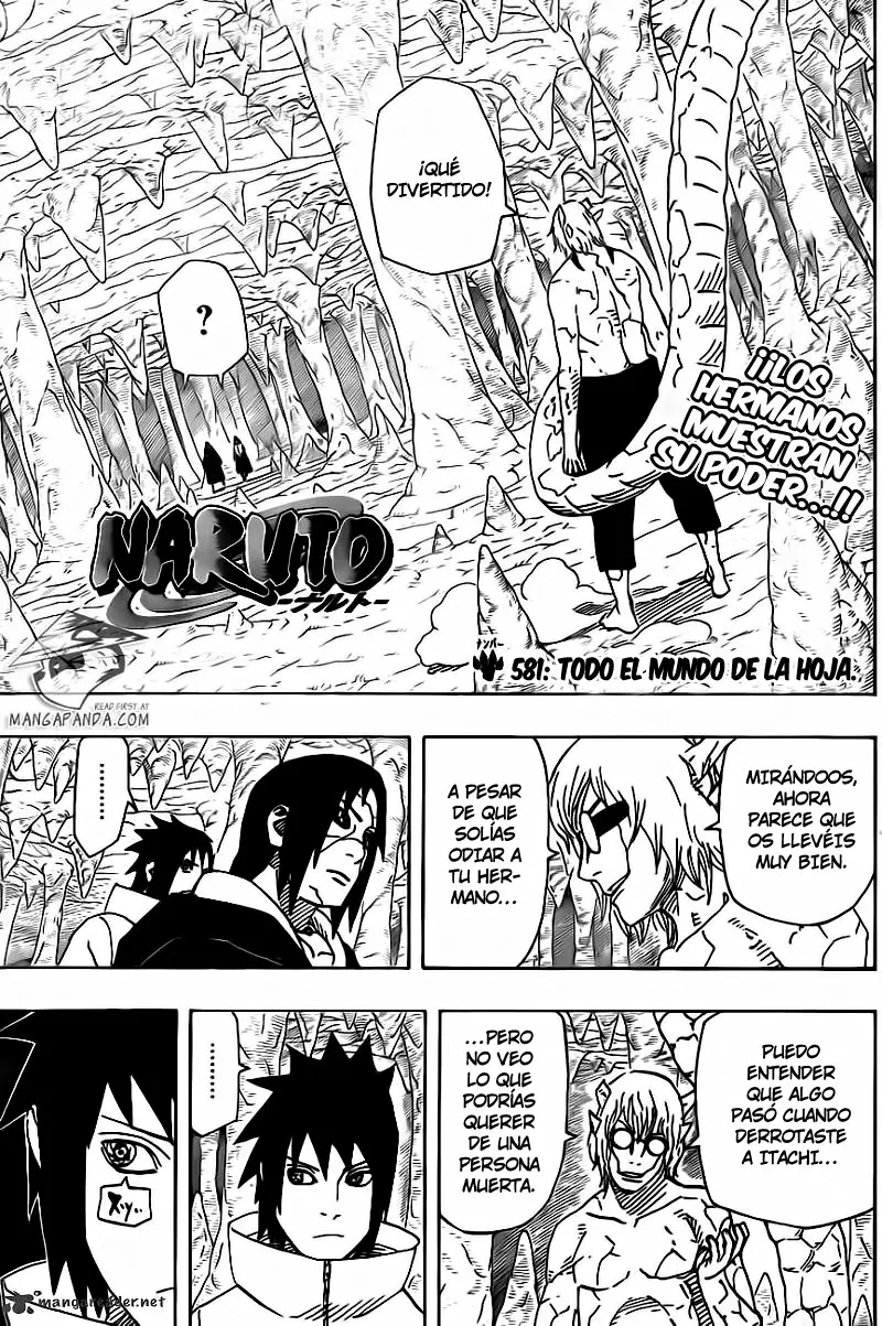Naruto capítulo 581, página 1