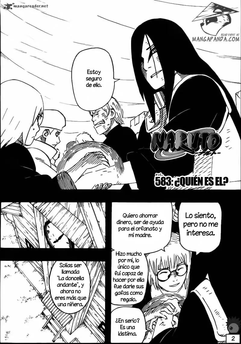 Naruto capítulo 583, página 1