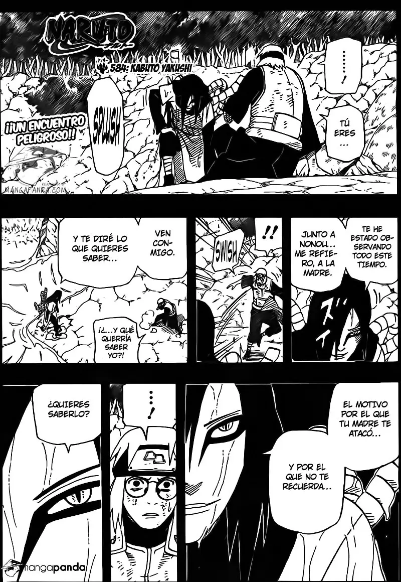 Naruto capítulo 584, página 1