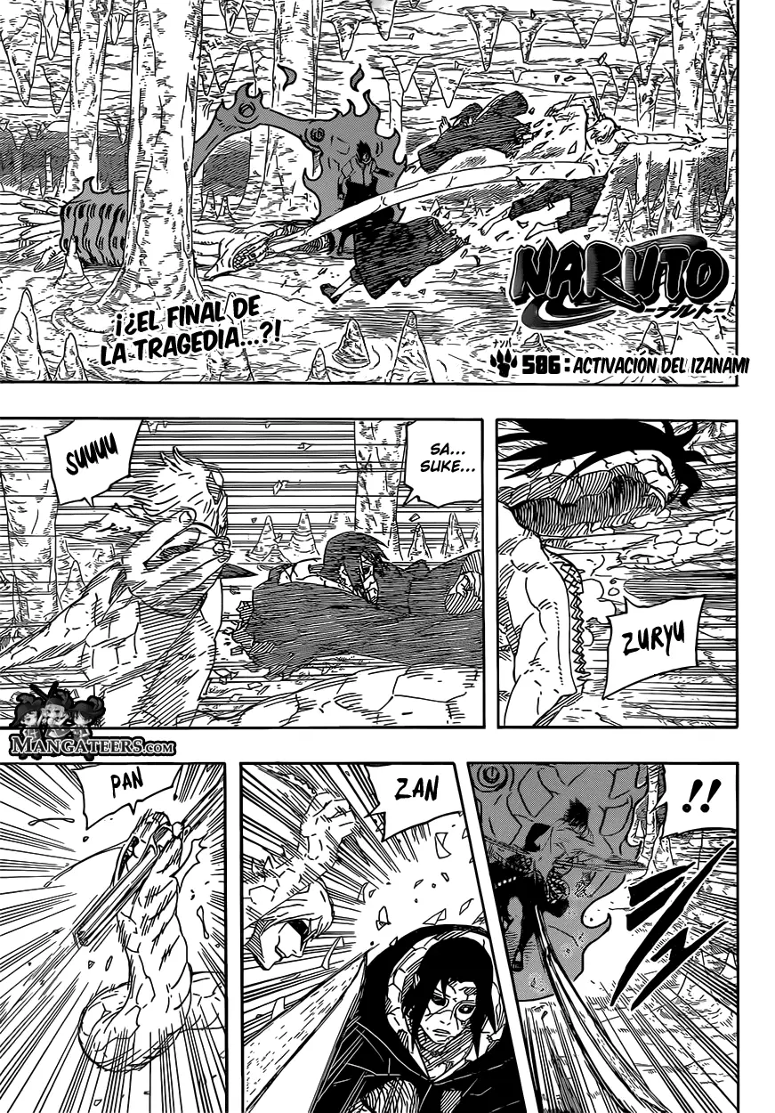 Naruto capítulo 586, página 1