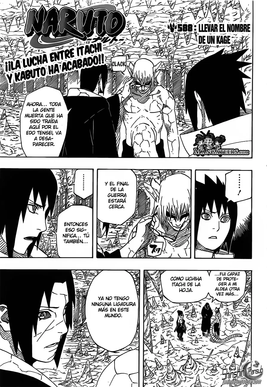 Naruto capítulo 588, página 1