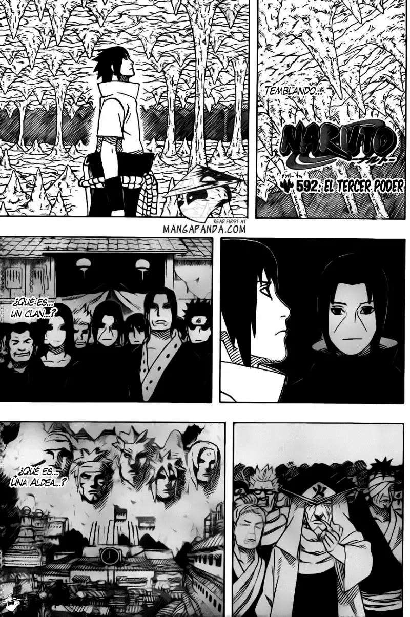 Naruto capítulo 592, página 1