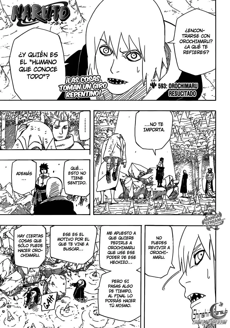 Naruto capítulo 593, página 1