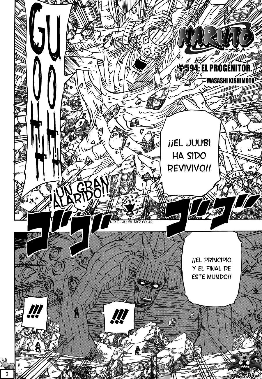 Naruto capítulo 594, página 1
