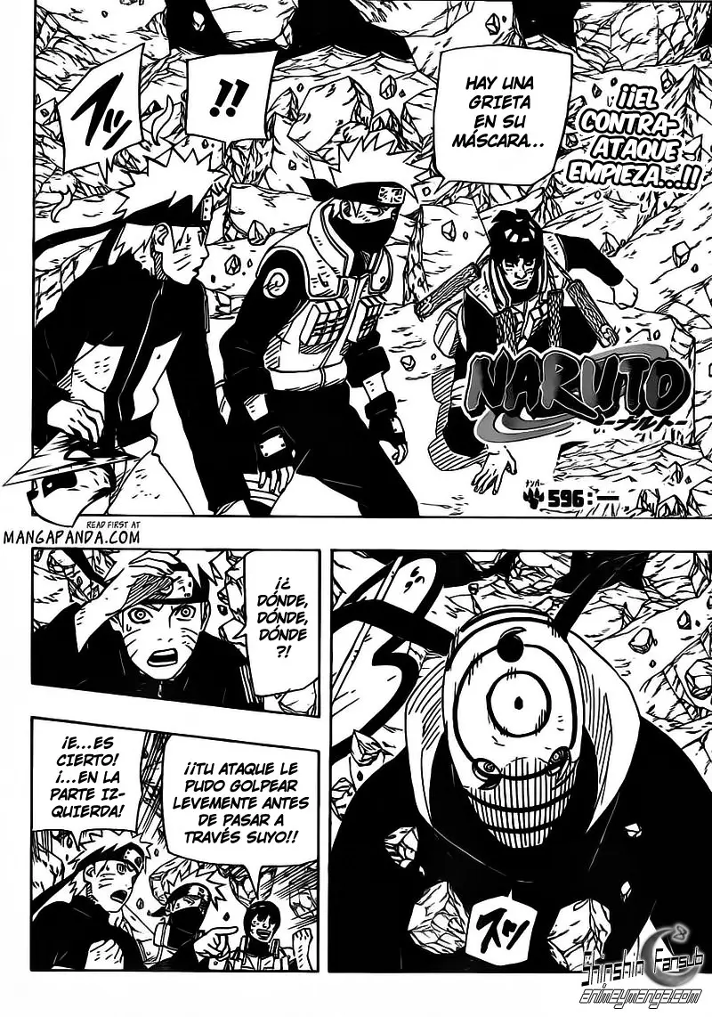 Naruto capítulo 596, página 2