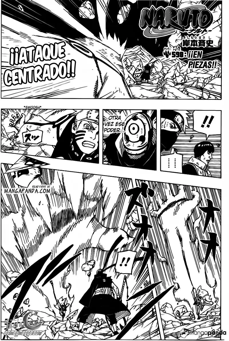 Naruto capítulo 598, página 1
