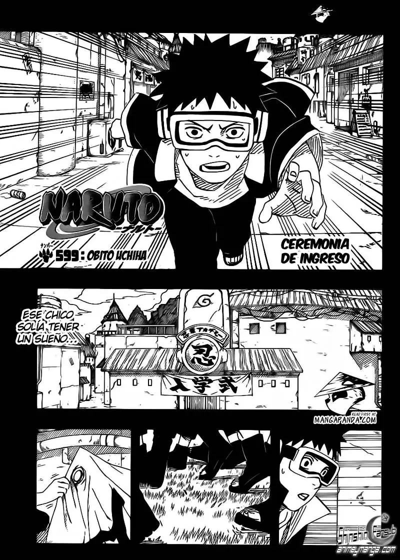 Naruto capítulo 599, página 1