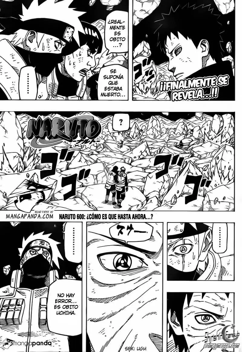 Naruto capítulo 600, página 1