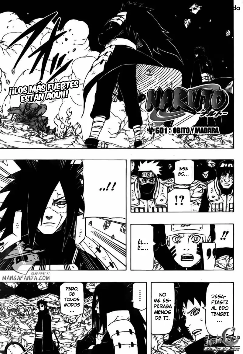 Naruto capítulo 601, página 1