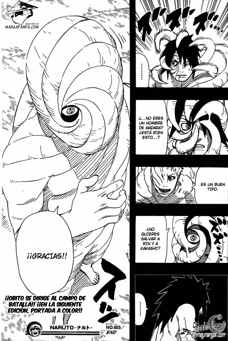 Naruto capítulo 603, página 17