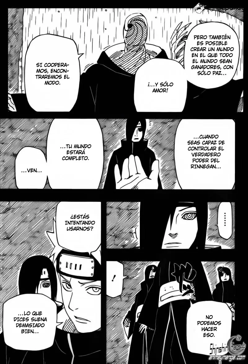 Naruto capítulo 607, página 3