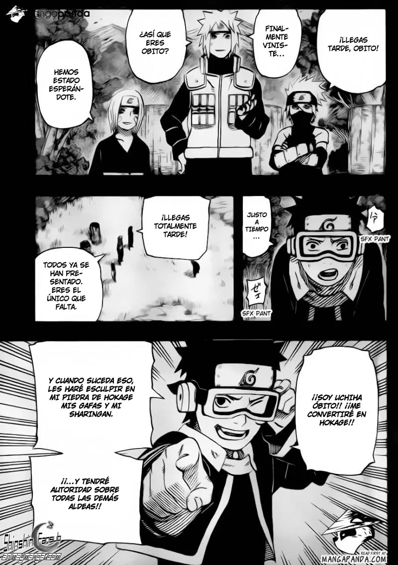Naruto capítulo 607, página 9