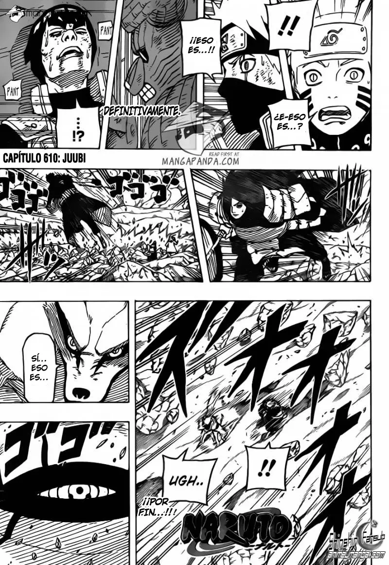 Naruto capítulo 610, página 1