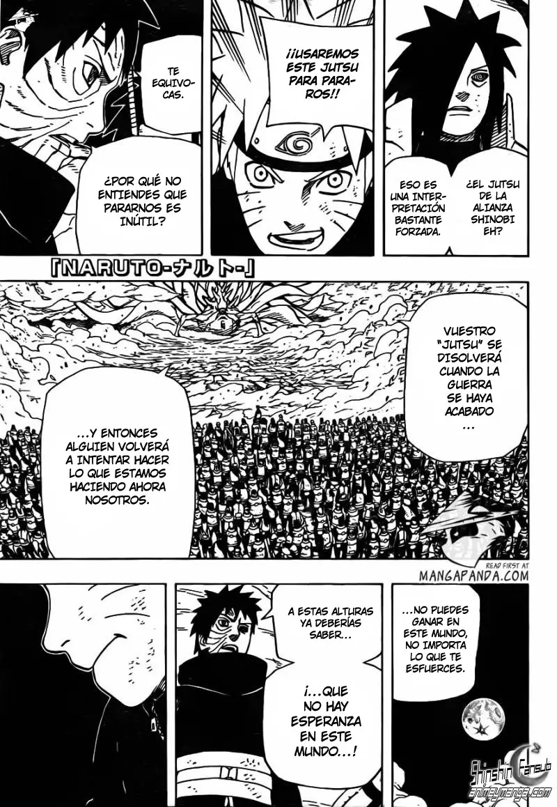 Naruto capítulo 612, página 1