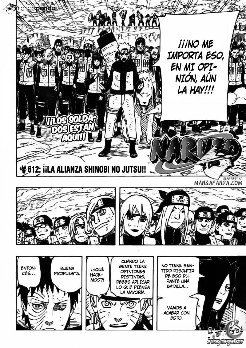 Naruto capítulo 612, página 2