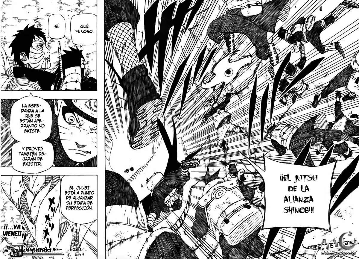 Naruto capítulo 612, página 16
