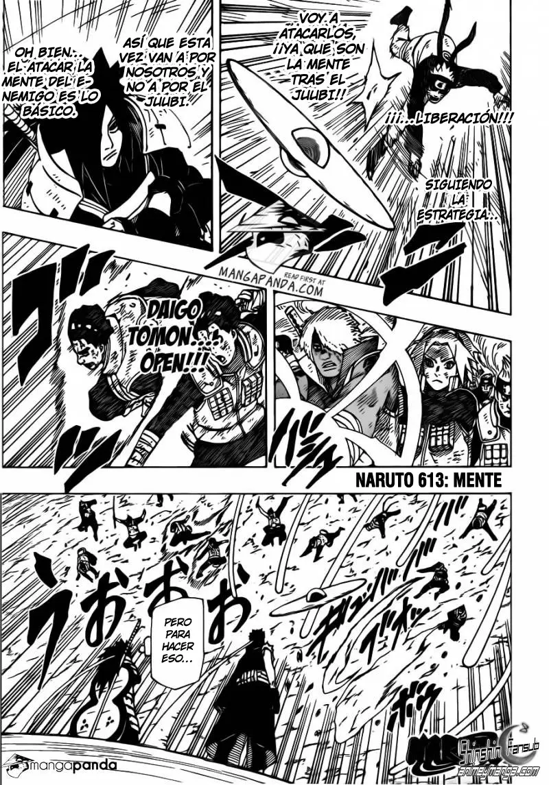 Naruto capítulo 613, página 1
