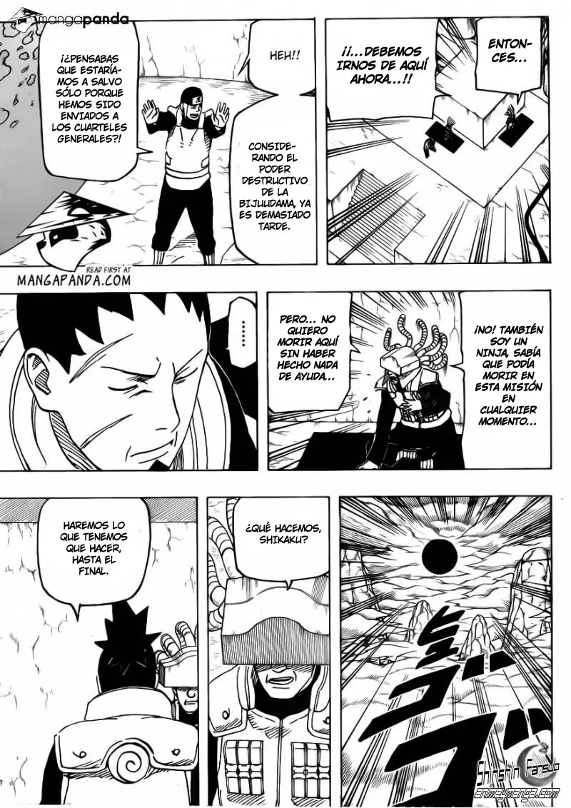 Naruto capítulo 613, página 12