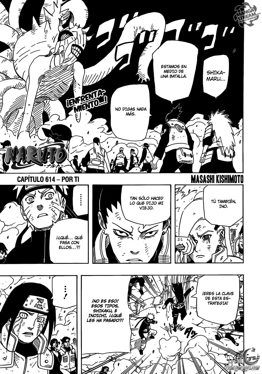 Naruto capítulo 614, página 1