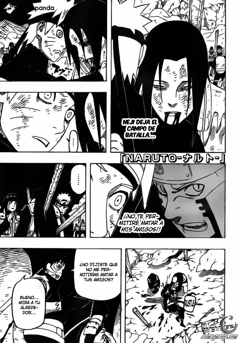 Naruto capítulo 615, página 1