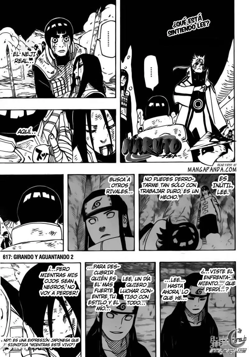 Naruto capítulo 617, página 1