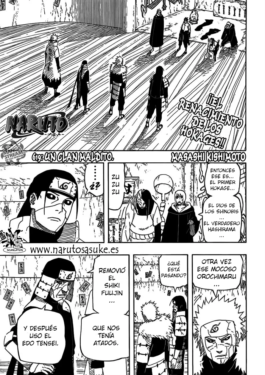 Naruto capítulo 619, página 1