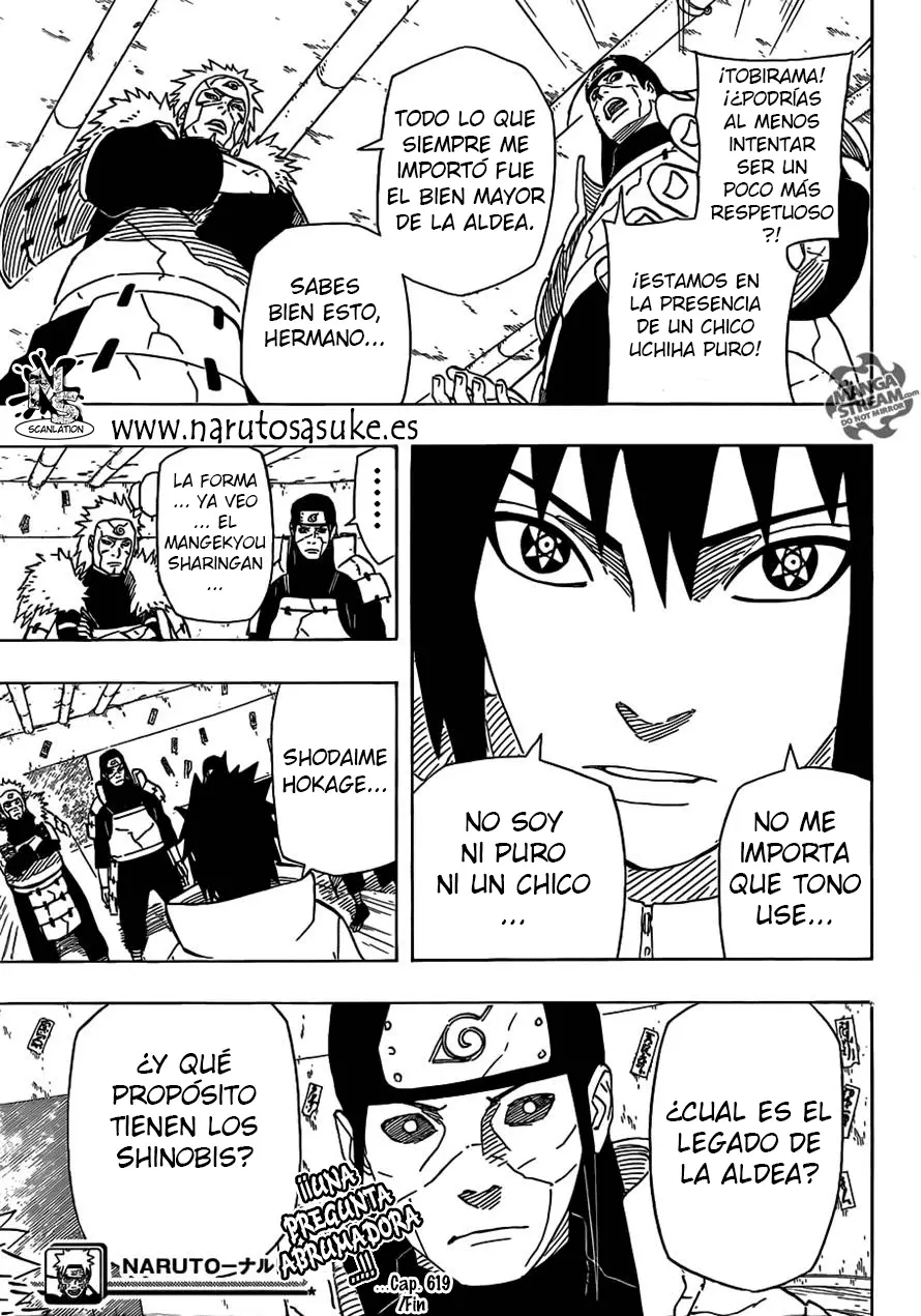 Naruto capítulo 619, página 17