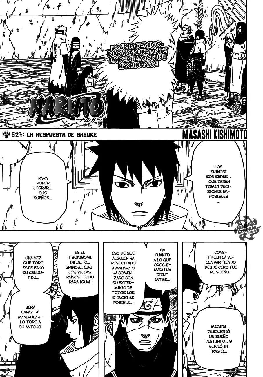 Naruto capítulo 627, página 1