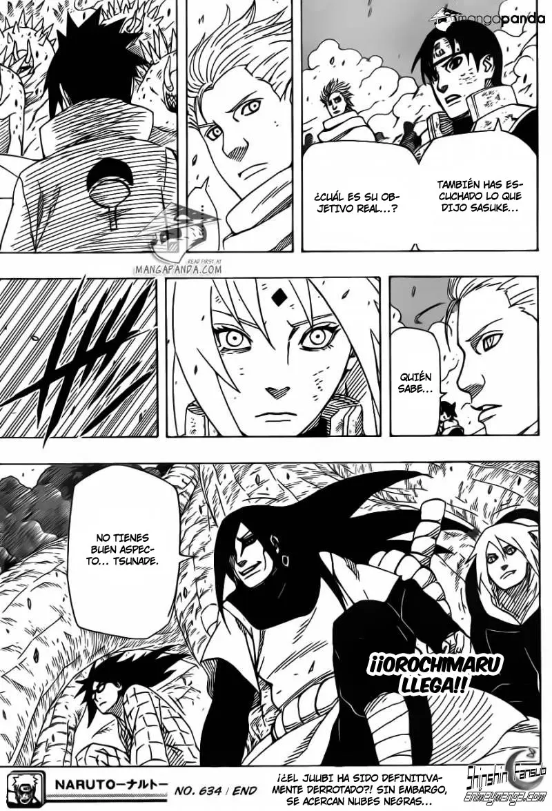 Naruto capítulo 634, página 16