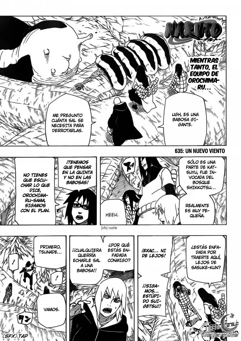 Naruto capítulo 635, página 1