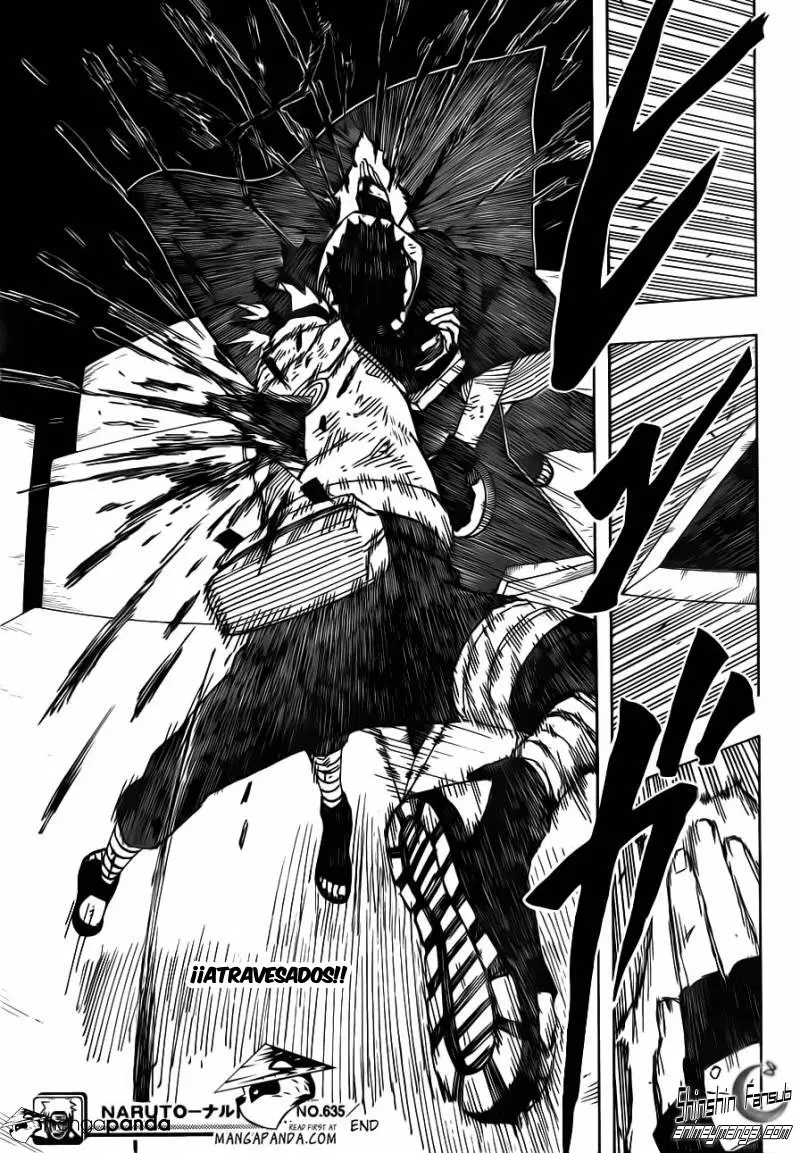 Naruto capítulo 635, página 17