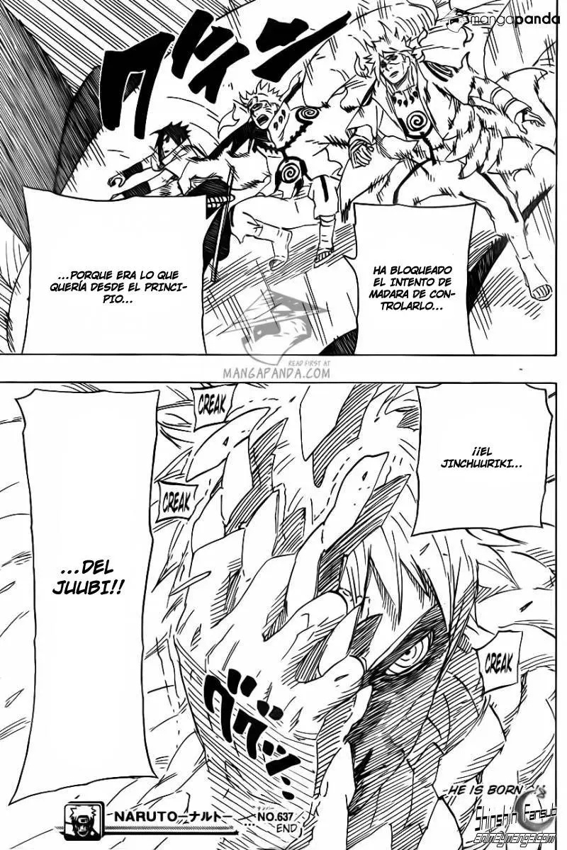 Naruto capítulo 637, página 16
