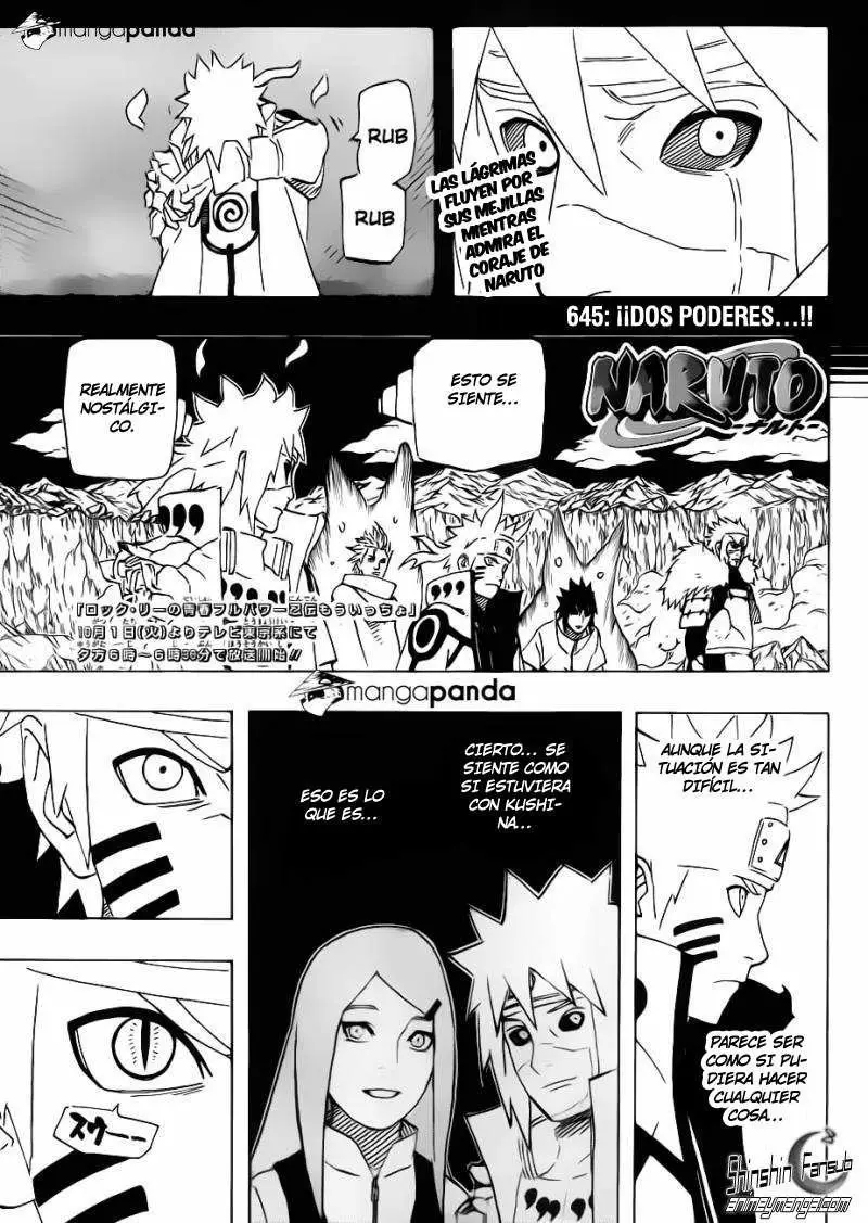 Naruto capítulo 645, página 3