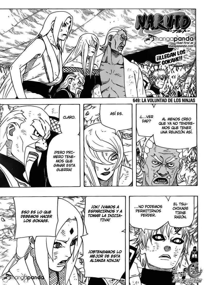 Naruto capítulo 649, página 3