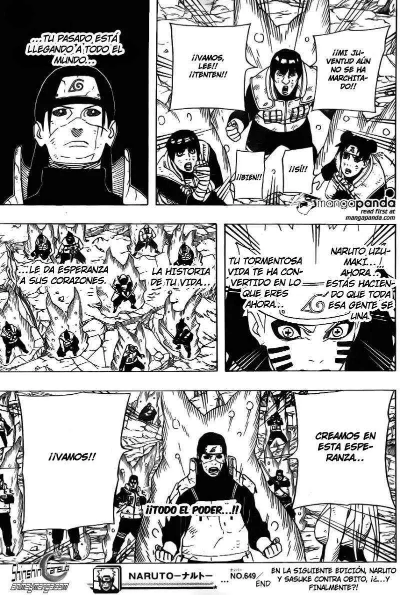 Naruto capítulo 649, página 19