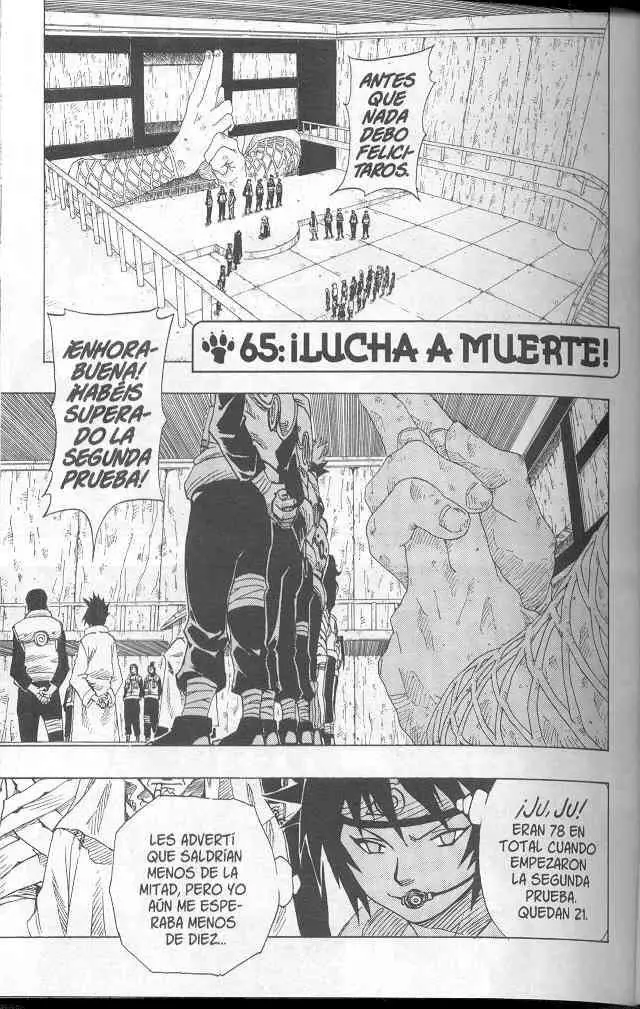 Naruto capítulo 65, página 1