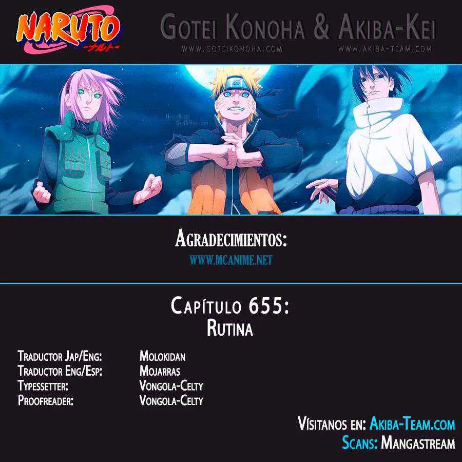 Naruto capítulo 655, página 1