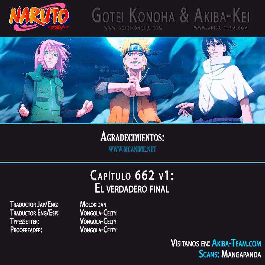 Naruto capítulo 662, página 1