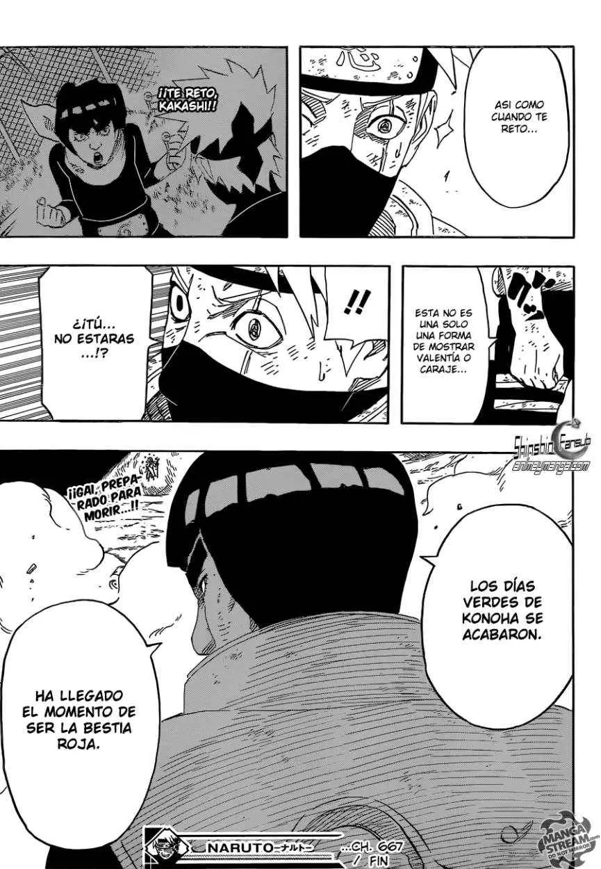 Naruto capítulo 667, página 18